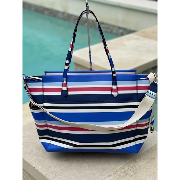 Kate Spade Kaylie Laurel Way Weekender/Diaper Bag. - Picture 4 of 11